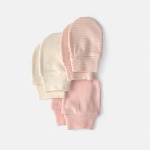 Carter's Baby Girls 3 Pair Multi-Pack Baby Mittens