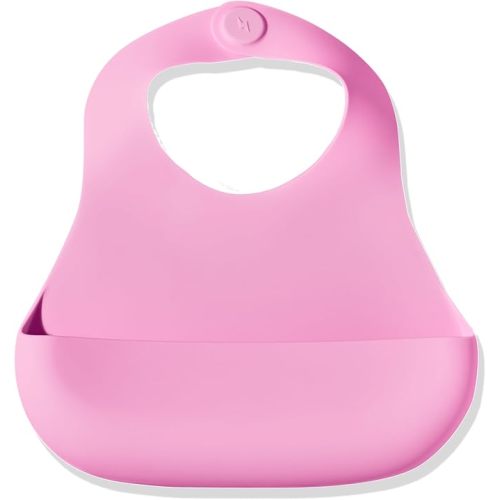 Magnetic Silicone Baby Bib – Waterproof, Dishwasher Safe, BPA Free Food-Grade, Feeding Bib for Infants and Toddlers