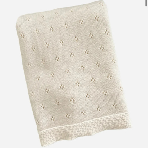 Cotton Heirloom Pique Blanket