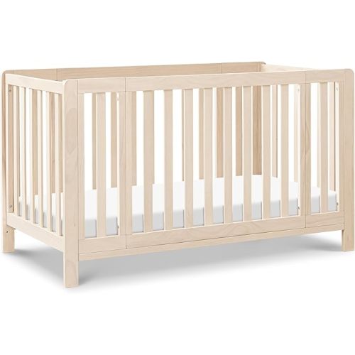 Carter's by DaVinci Colby Grow 6-in-1 Convertible Crib - Portable Bassinet to Full-Size Baby Crib w/Removable Wheels, Toddler Bed, Junior, Full-Size Bed - GREENGUARD Gold Certified - Easy to Assemble