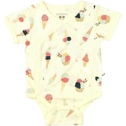 Ice Cream Baby Short Sleeve Kimono Onesie