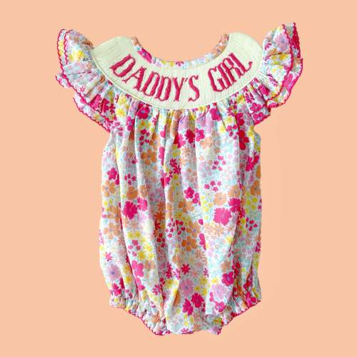Daddy's Girl Floral Bubble