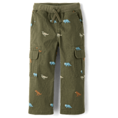 Baby And Toddler Dino Baggy Cargo Pants - GREEN | The Children's Place