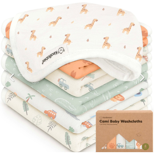 6-Pack Cami Baby Washcloths