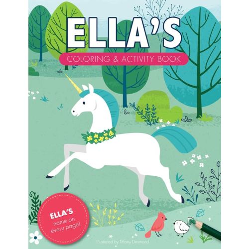 Ella's Coloring & Activity Book