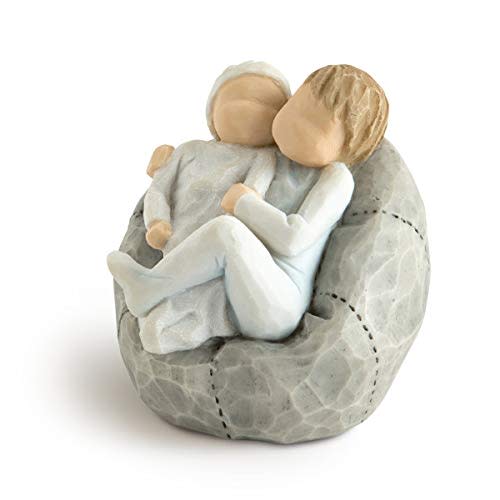 Willow Tree My New Baby (Sky), Lots to Learn to Love to Grow Together, Celebrates New Siblings, Blended Families, A Gift for Big Brother or Big Sister, Sculpted Hand-Painted Figure