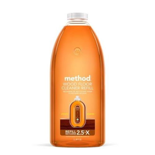 Method Almond Cleaning Products Wood Floor Cleaner Refill - 68 fl oz: Aluminum-Free, Dye-Free, Paraben-Free, Liquid