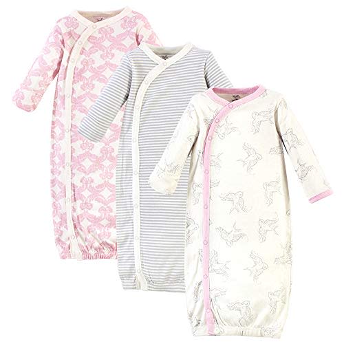 Touched by Nature Baby Girls' Organic Cotton Kimono Gowns