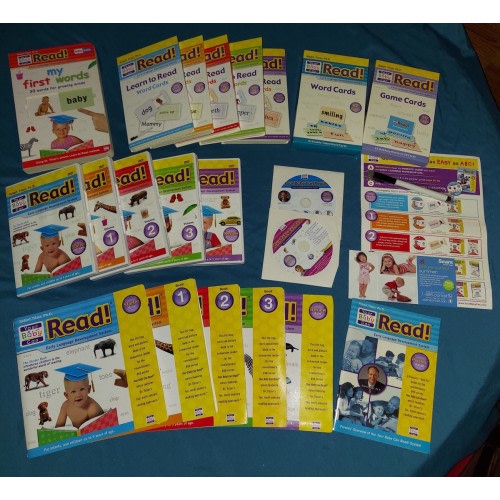 Your Baby Can Read Complete Set /Your Child Can Read DVDs Books Cards Bundle Lot