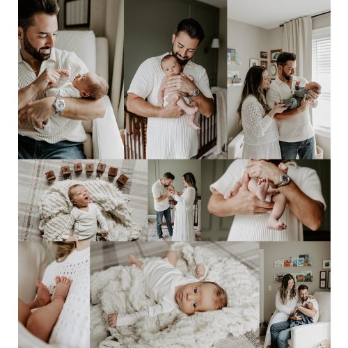 In Home Lifestyle Newborn Session