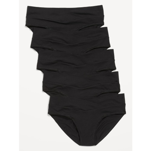 Maternity 5-Pack Soft-Knit Low-Rise Bikini Underwear