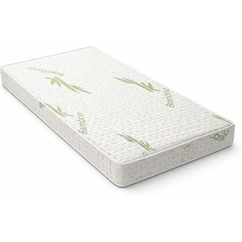 Ababy Custom Size Baby Mattress for Bassinet & Cradle – Firm Polyurethane Foam Cushion Pad, Infant Bed Replacement, Reinforced Edges & Structured Corners Bamboo