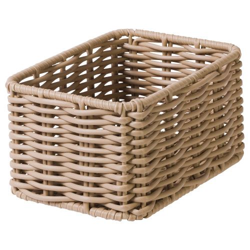 DJURTRÄNARE Basket - gray-beige 4 ¾x6 ¾x3 ½ "