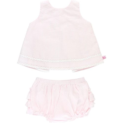 RuffleButts Baby/Toddler Girls Swing Top & Bloomer Coordinated Set