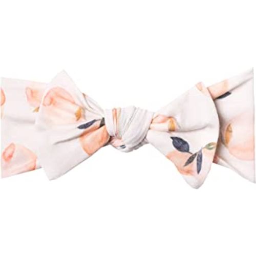 Copper Pearl Baby Bows: Stylish Headbands for Baby Girls, Premium Soft and Stretchy Baby Headbands, Perfect for Newborns, Trendy Designs - Caroline