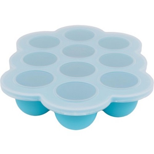 WeeSprout Silicone Baby Food Freezer Tray with Clip-on Lid
