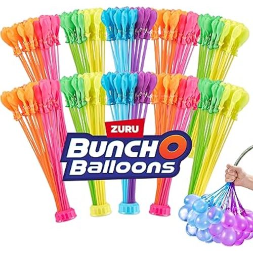 Original Bunch O Balloons Tropical Party 330+ Rapid-Filling Self-Sealing Water Balloons (Amazon Exclusive 10 count, pack of 1) by ZURU Water Balloon for the Whole Family, Kids, Teens and Adults