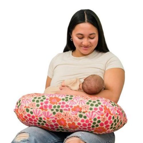 Boppy New Nursing Pillow - Pink Tropical Flowers