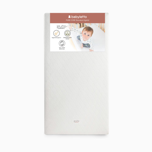 babyletto Pure Core Crib Mattress with Hybrid Waterproof Cover