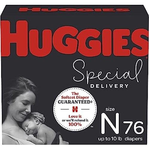 Huggies Special Delivery Diapers, Size Newborn - Newborn (76 Count)
