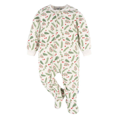 Baby & Toddler Neutral Mistletoe Footed Fleece Pajamas – Gerber Childrenswear