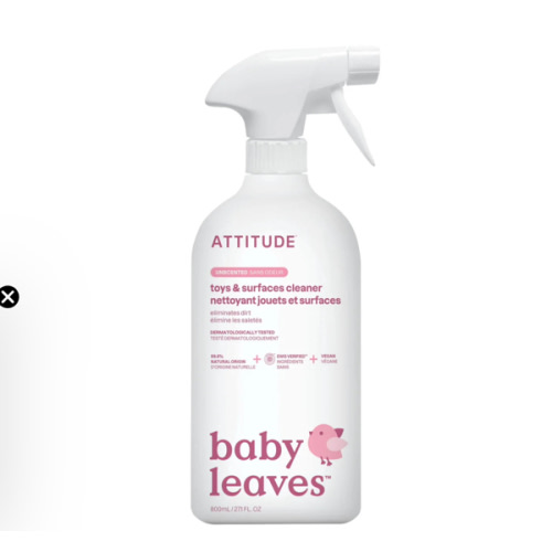 Toy & Surface Cleaner - No-rinse cleansing I ATTITUDE
