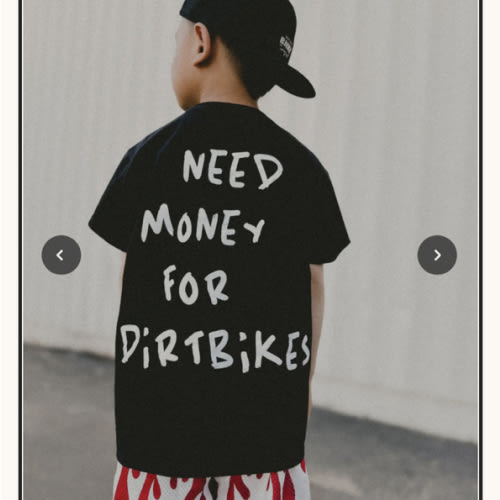 Need Money For Dirt Bikes shirt | Little Trouble