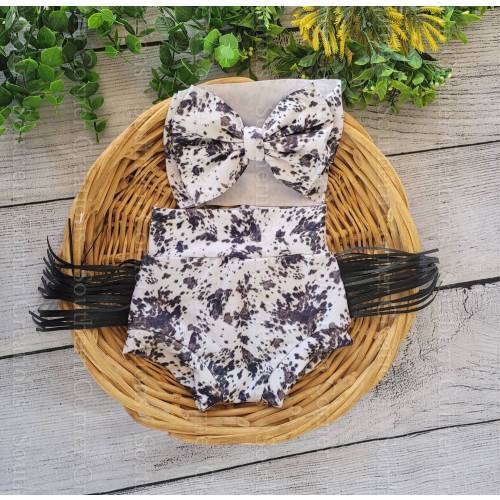 Cowhide Print Bummies
