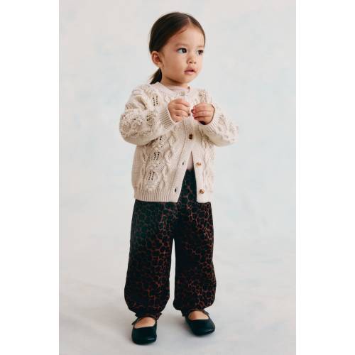 PATTERNED CORDUROY PANTS