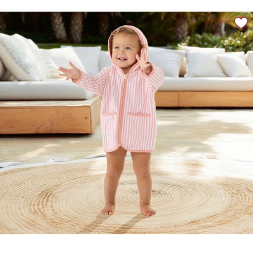 Mini Stripe Baby Beach Cover Up