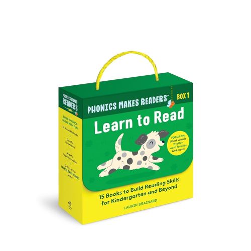 Phonics Makes Readers: Learn to Read Box 1: 15 Books to Build Reading Skills for Kindergarten and Beyond