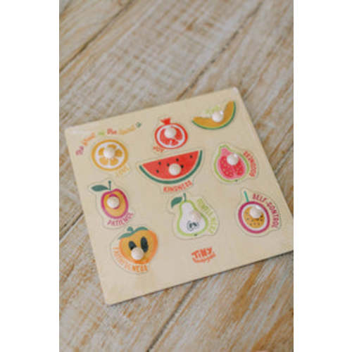 Fruit of the Spirit Wood Puzzle with Scripture | littlelightcollective