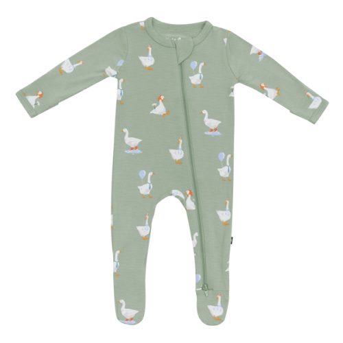 Goose Zippered Footie Pajamas | Baby Pajamas | Kyte Baby