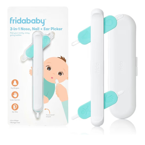 Amazon.com : Frida Baby 3-in-1 Nose, Nail + Ear Picker by Frida Baby the Makers of NoseFrida the SnotSucker, Safely Clean Baby's Boogers, Ear Wax & More : Baby