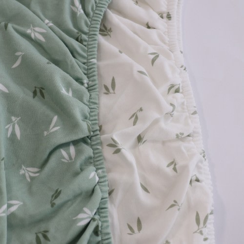 Bubba Blue Bedside Sleeper Fitted Sheet 2 Pack Pistachio