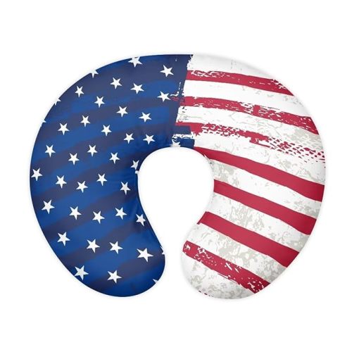 USA Flag Breastfeeding Pillow Cover Breastfeeding Nursing Pillow Slipcovers Super Soft Stretchy Replaceable Pillow Cover Slipcover