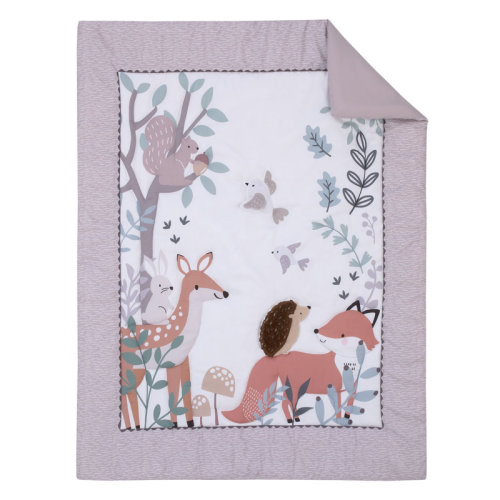 Little Love by NoJo Woodland Meadow 3 Piece Crib Bedding Set | Wayfair
