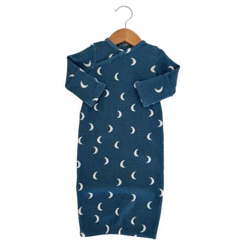 Organic Waffle Gown, Midnight Moon