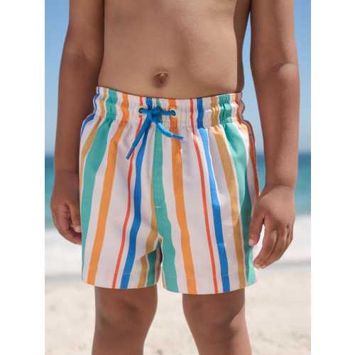 Multi Stripe Printed Swim Shorts (3mths-7yrs)