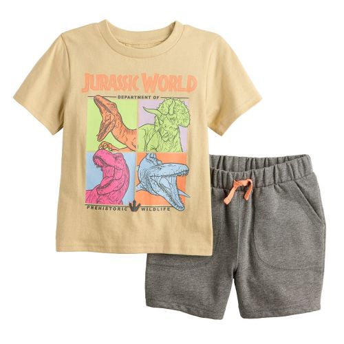 Baby & Toddler Boy Jurassic World Shorts & Shirt Set