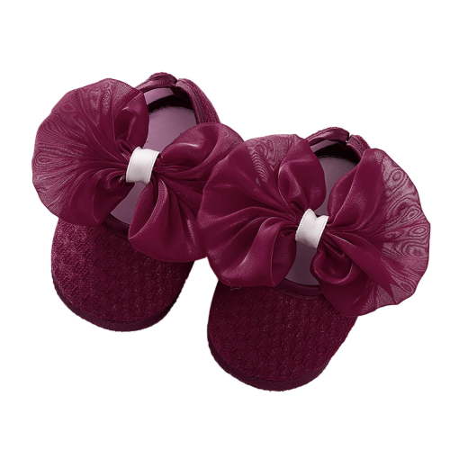Sneakers for Girls Sizes 0-3 Months Soft Walkers Princess Durable Comfortable Breathable Trendy Red Baby Shoes