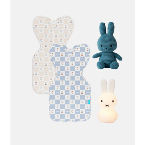 Miffy Newborn Essential Gift Bundle | 1.0 TOG | Birch | Blue | Toy Blue | Miffy Shines