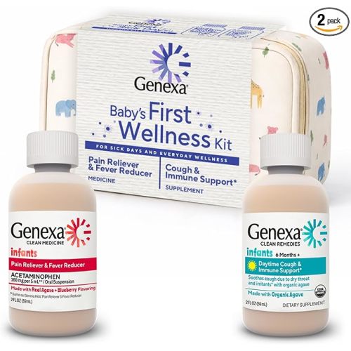 Genexa Baby's First Wellness Kit, Made Clean, Gift Set for Infant & Toddler