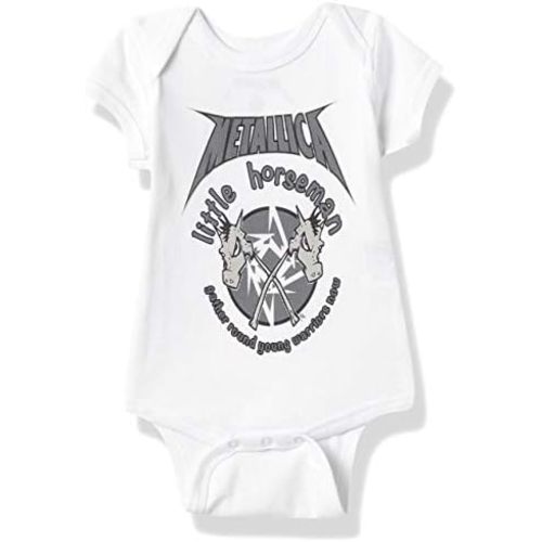 Metallica baby-boys Metallica Baby Boys' Little Horseman Bodysuit