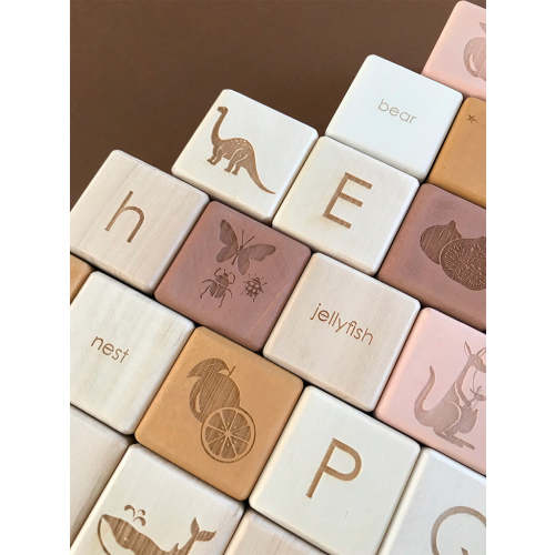 Sabo Concept Alphabet Wooden Blocks - Rose– Odin Parker