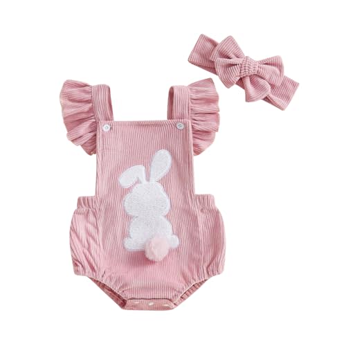 YINGISFITM Newborn Baby Girl Clothes Football Onesie Sleeveless Bubble Romper Infant Game Day Outfit