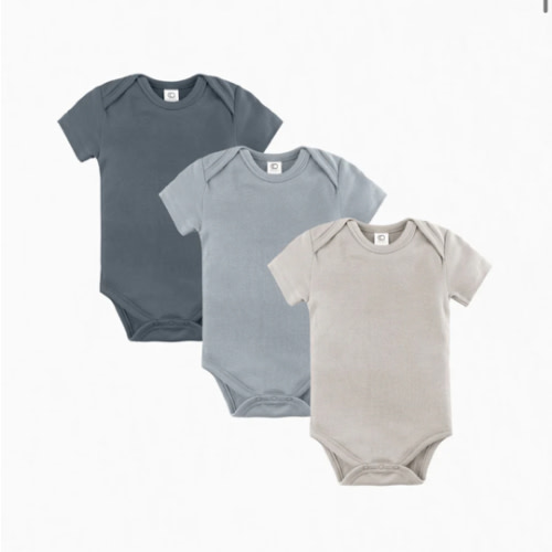 3-Pack Short Sleeve Bodysuit Bundle