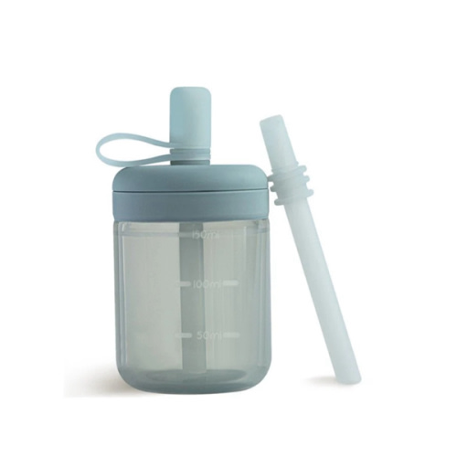 Silicone Training Cup with Straw
