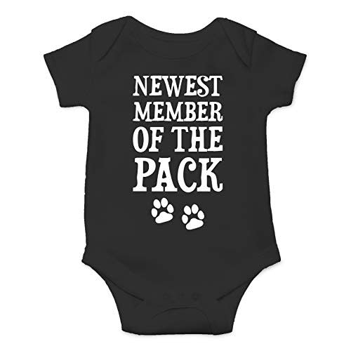 Newest Member of The Pack - Funny Baby Essentials Bodysuit - Infant Girl Clothes Newborn Outfit