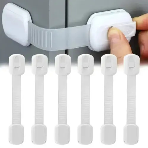 Baby Safety Lock Drawer Child Safety Cabinet Locks Adhesive Cabinet Drawer Door Latches Baby Safe Straps - AliExpress